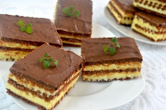 Ciasto Milky Way bez pieczenia